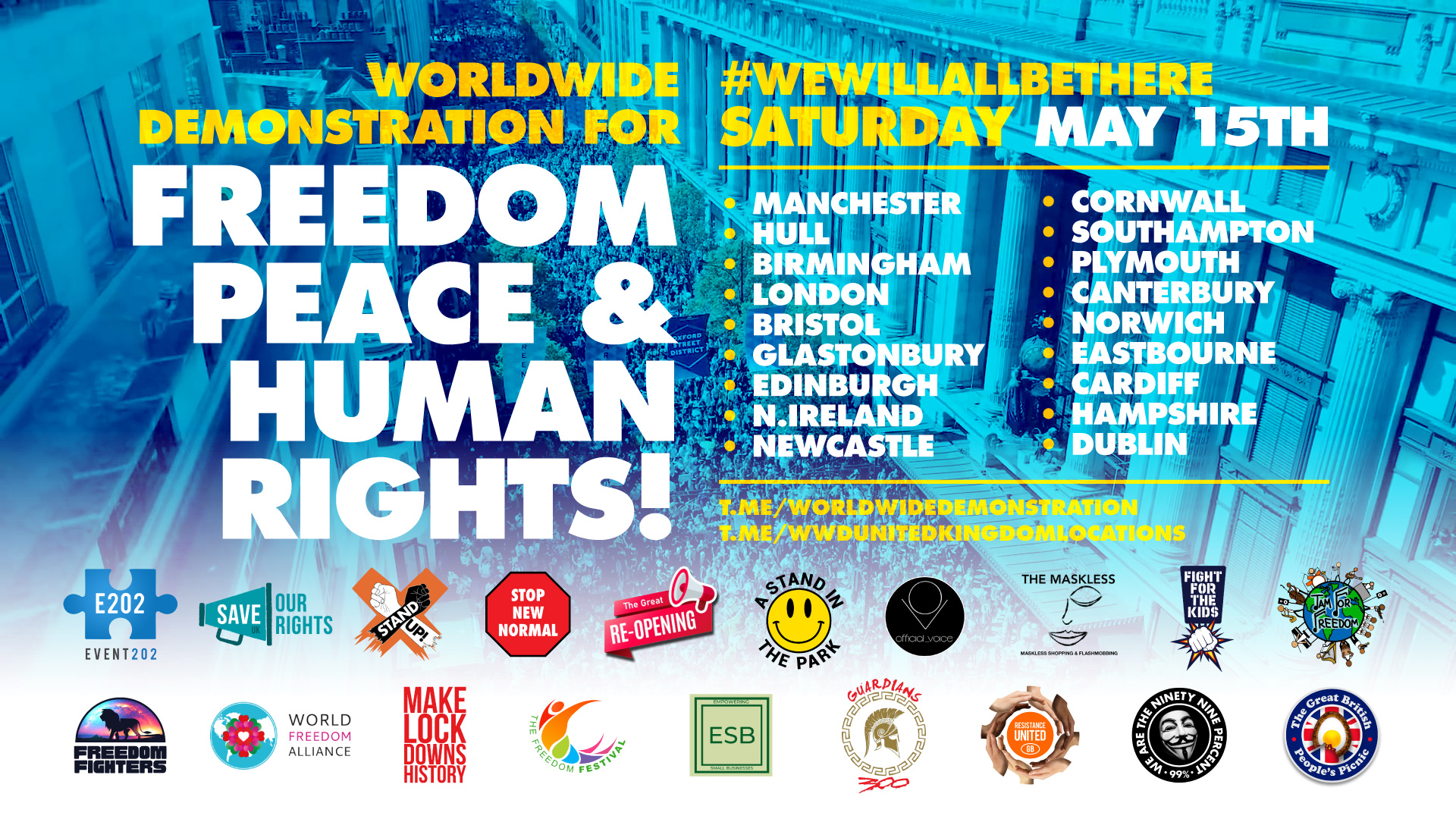 Worldwide Demonstration for Freedom, Peace & Human Rights